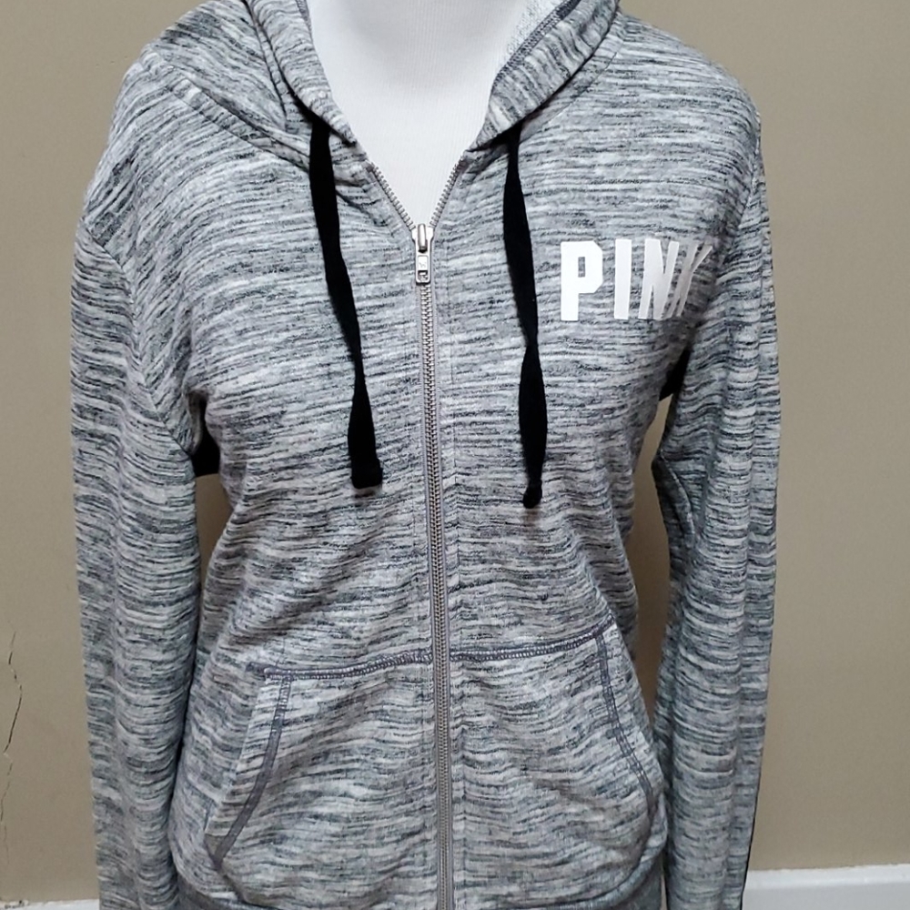 PINK Victoria's Secret zip up hoodie - Picture 1 of 5